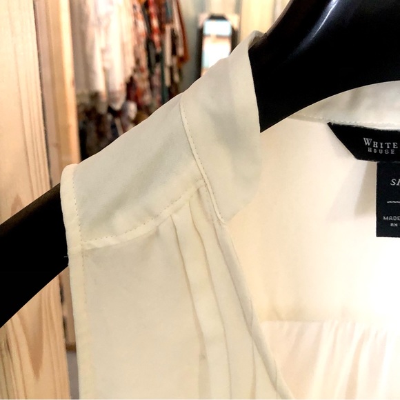 WHBM silk ruffle tank - Picture 6 of 7